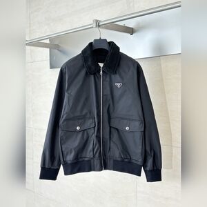Prada Men's Micro Logo Jacket